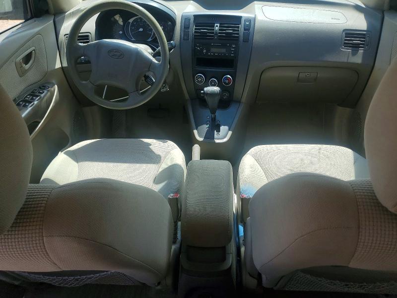 2006 Hyundai Tucson VIN KM8JM12B56U464055 COPART salvage auction — FRONT END, NC - SALVAGE CERTIFICATE OF TITLE, sold $875 on 2026-07-27 (photo 8)