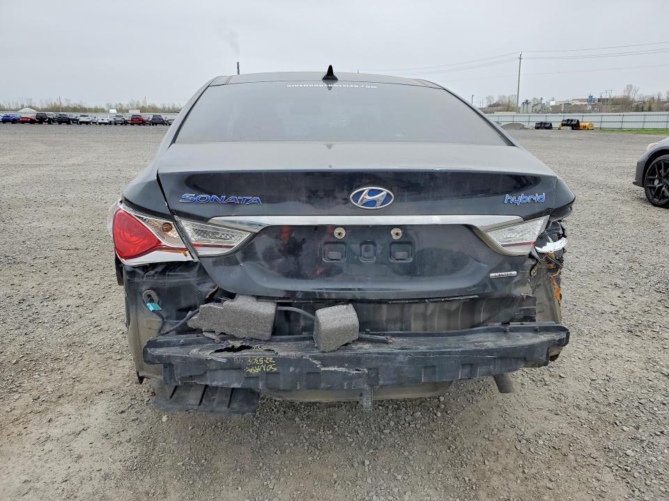 2015 Hyundai Sonata VIN KMHEC4A4XFA135913 COPART salvage auction — REAR END, On - Permit No Brand - Unfit, sold $250 on 2026-07-28 (photo 6)