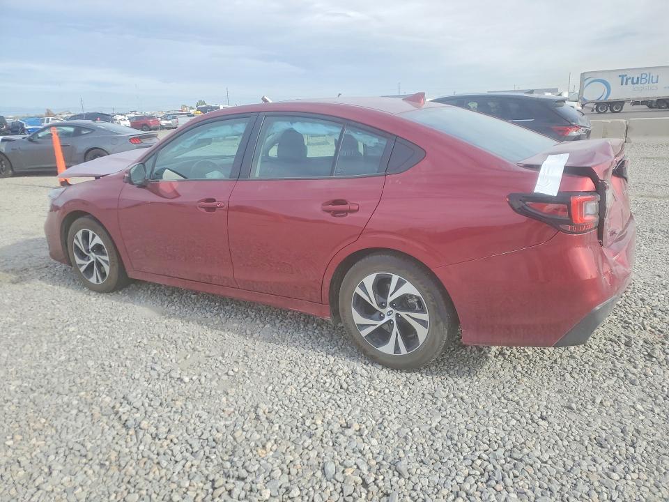 2025 Subaru LEGACY VIN 4S3BWAF62S3010474 COPART salvage auction — FRONT END, ID - SALVAGE CERTIFICATE OF TITLE, sold $3,350 on 2026-07-09 (photo 2)