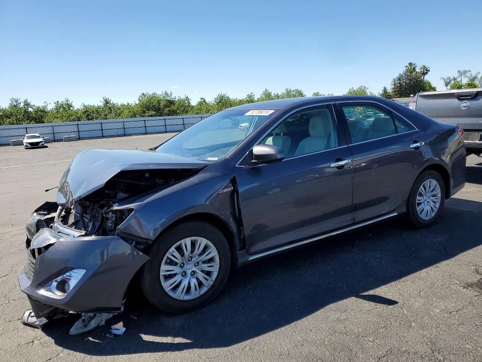 2013 Toyota Camry hybrid VIN 4T1BD1FK3DU096387 COPART salvage auction — FRONT END, Ca - Salvage Certificate, sold $1,150 on 2026-07-02 (photo 1)