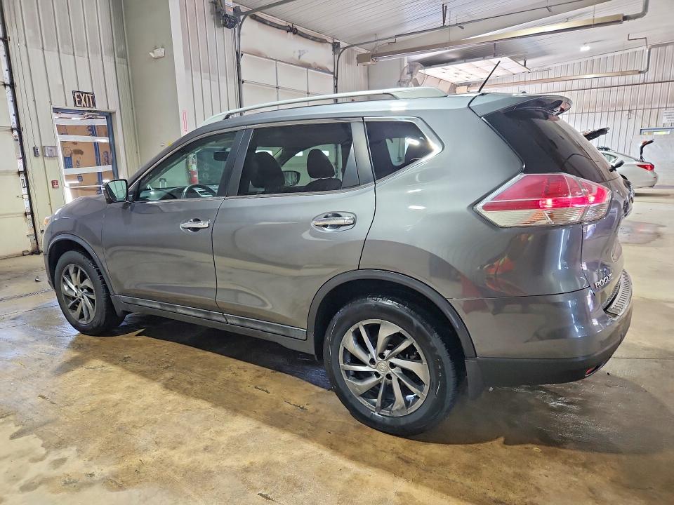 2015 Nissan Rogue VIN 5N1AT2MV8FC829124 COPART salvage auction — UNDERCARRIAGE, Pa - Certificate Of Salvage, sold $1,500 on 2026-07-02 (photo 2)