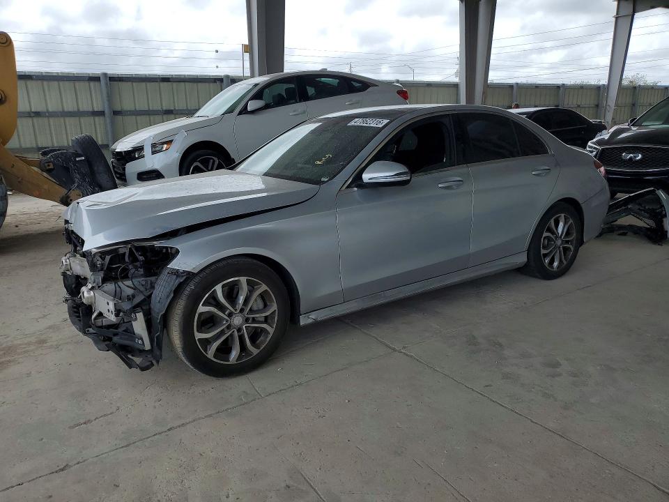 2017 Mercedes-benz C-klasse VIN 55SWF4JB5HU222299 COPART salvage auction — FRONT END, Fl - Cert Of Title Slvg Rebuildable, sold $3,050 on 2026-07-28 (photo 1)