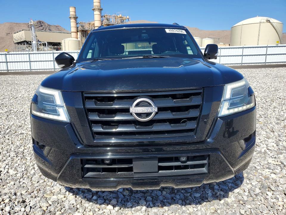 2021 Nissan Armada VIN JN8AY2BB1M9795377 COPART salvage auction — SIDE, Nv - Salvage Title, sold $10,400 on 2026-07-22 (photo 5)