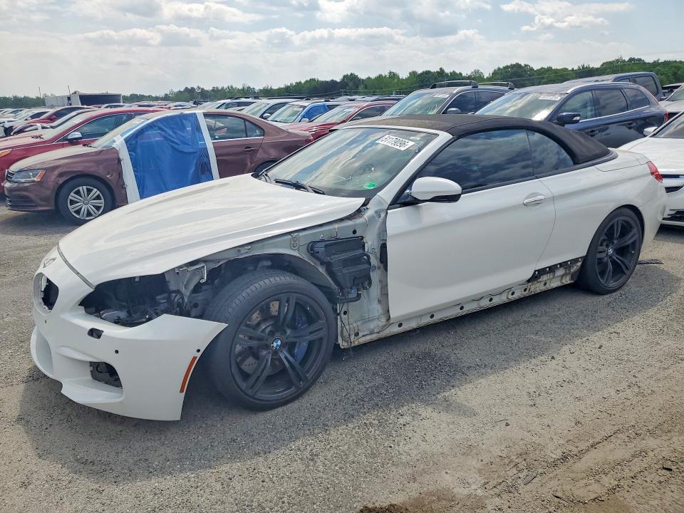 2015 BMW M6 VIN WBSLZ9C57FD651473 COPART salvage auction — FRONT END, Va - Cert Of Title - Salvage, sold $9,300 on 2026-07-18 (photo 1)