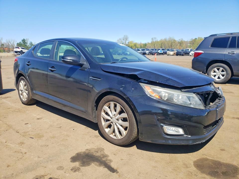 2014 Kia Optima VIN 5XXGN4A70EG336000 COPART salvage auction — FRONT END, Ct - Cert Of Title-Salvage, sold $775 on 2026-07-17 (photo 4)