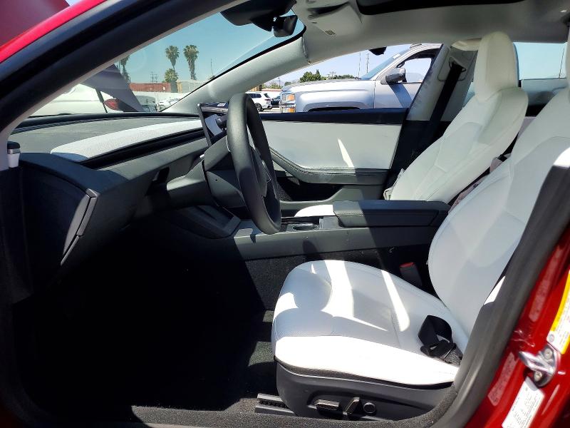 2025 Tesla Model 3 VIN 5YJ3E1EB0SF909147 COPART salvage auction — SIDE, Ca - Salvage Certificate, sold $13,300 on 2026-07-31 (photo 7)