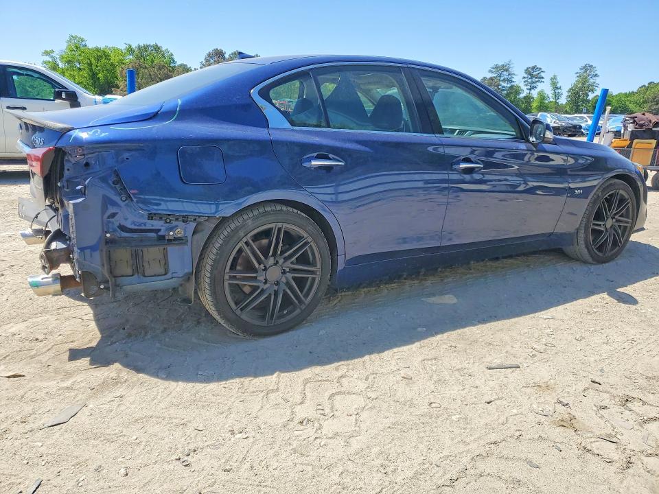 2019 Infiniti Q50 VIN JN1EV7AR2KM592349 COPART salvage auction — REAR END, Va - Cert Of Title - Salvage, sold $175 on 2026-07-21 (photo 3)