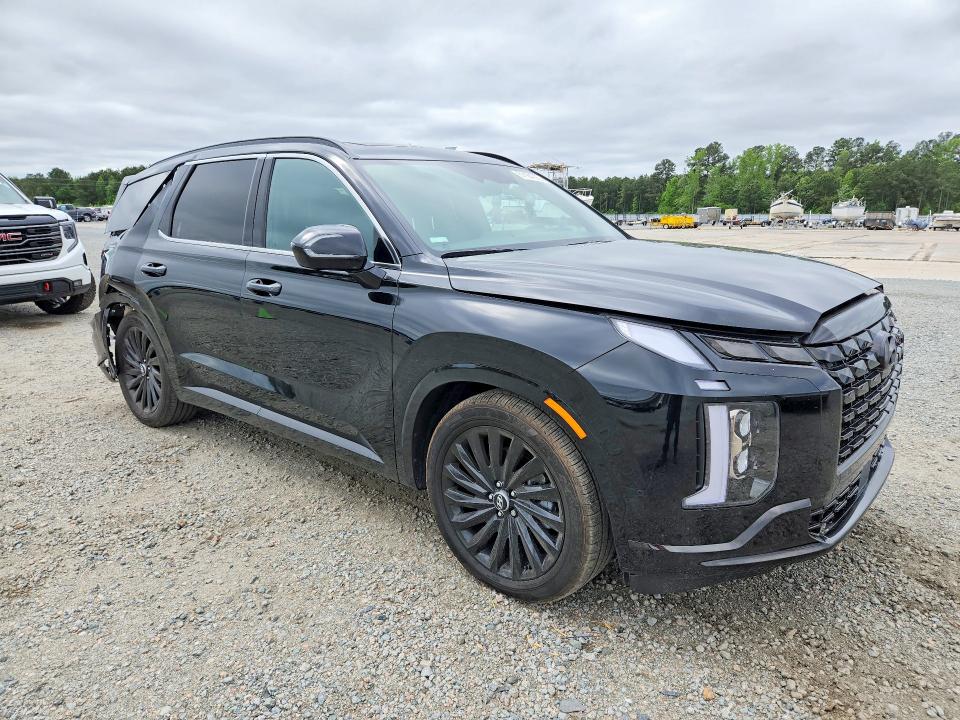 2025 Hyundai Palisade VIN KM8R7DGE7SU820546 COPART salvage auction — REAR END, Nc - Salvage Certificate Of Title, sold $300 on 2026-07-27 (photo 4)
