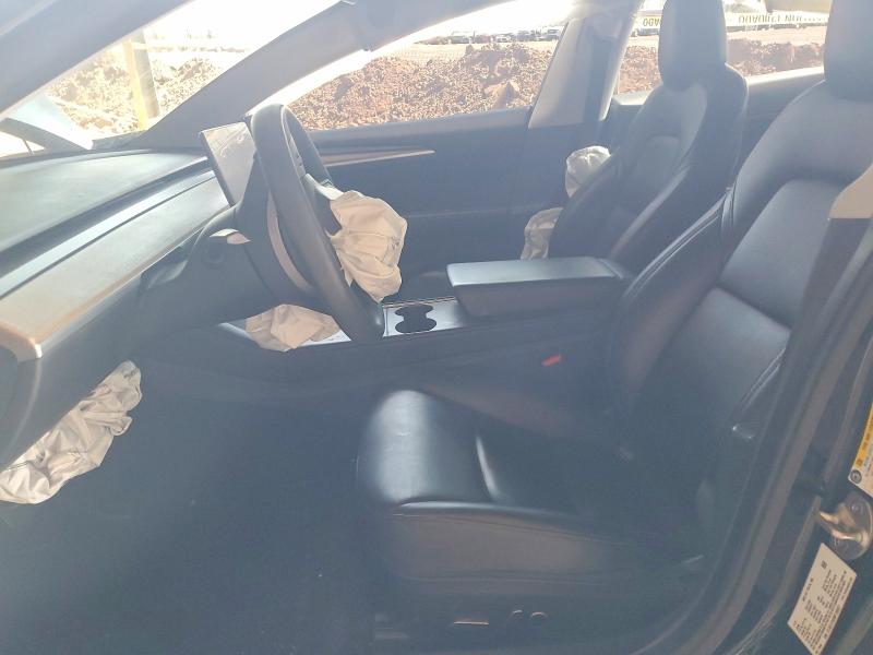 2022 Tesla Model 3 VIN 5YJ3E1EA0NF106527 COPART salvage auction — FRONT END, AZ - CERT OF TITLE - SALVAGE, sold $5,900 on 2026-07-27 (photo 7)