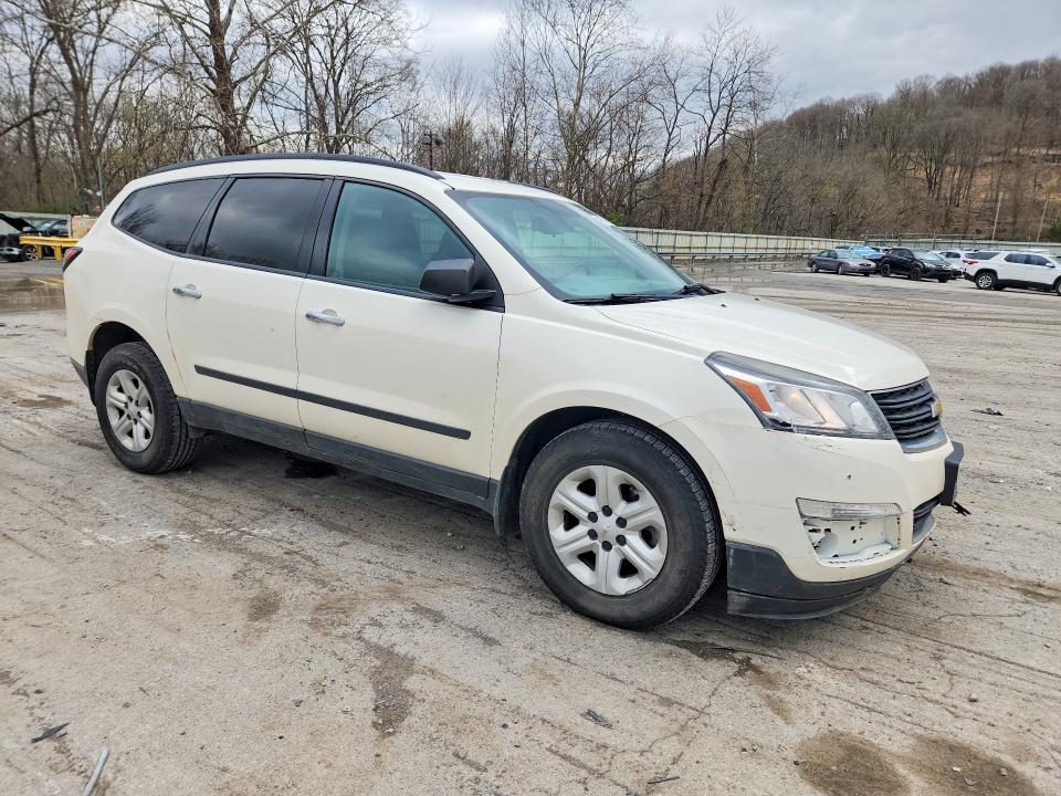 2014 Chevrolet Traverse VIN 1GNKRFED6EJ345846 COPART salvage auction — FRONT END, Oh - Cert Of Title-Salvage, sold $600 on 2026-07-02 (photo 4)