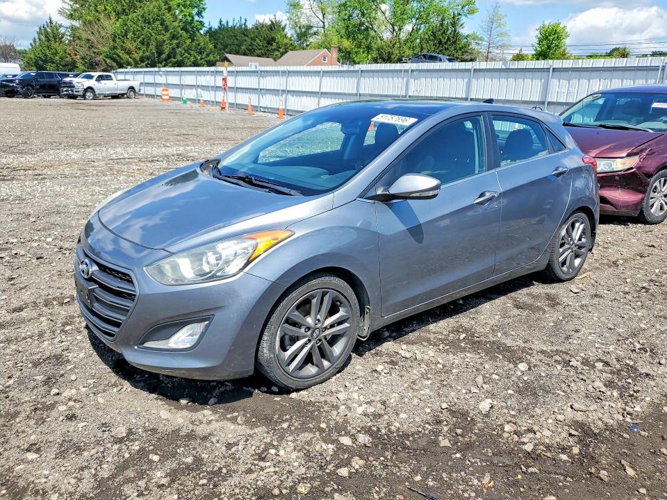 2016 Hyundai Elantra VIN KMHD35LH2GU316229 COPART salvage auction — SIDE, Md - Cert Of Salvage > 75% Damage, sold $2,200 on 2026-07-06 (photo 1)