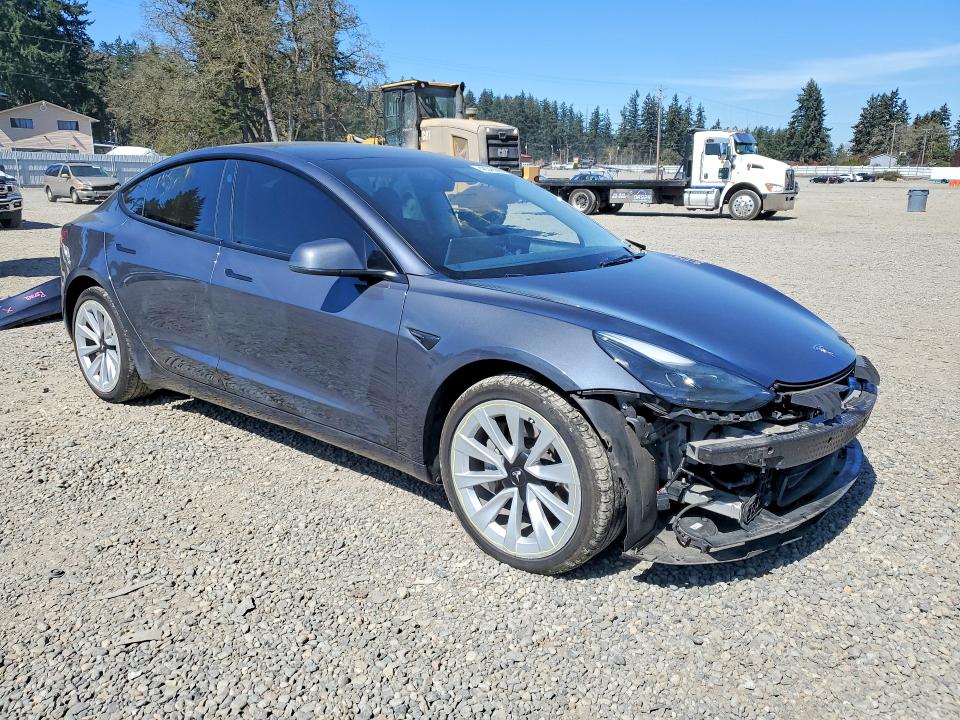 2023 Tesla Model 3 VIN 5YJ3E1EB0PF609034 COPART salvage auction — FRONT END, WA - BILL OF SALE, sold $8,700 on 2026-07-24 (photo 4)