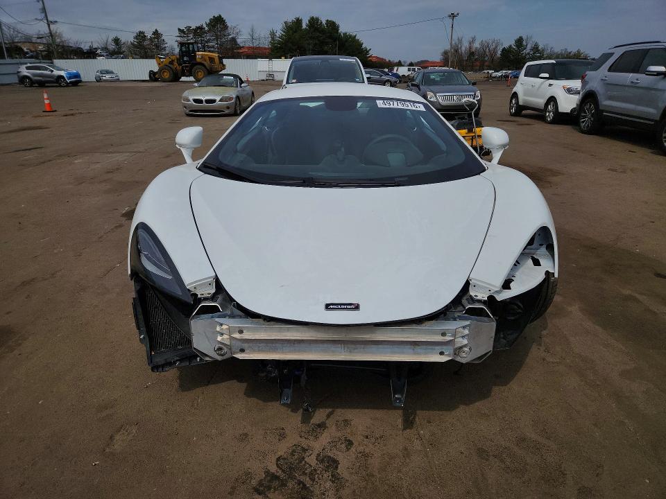 2017 Mclaren automotive 570s VIN SBM13DAA4HW002084 COPART salvage auction — FRONT END, ID - SALVAGE CERTIFICATE OF TITLE, sold $58,500 on 2026-09-03 (photo 5)