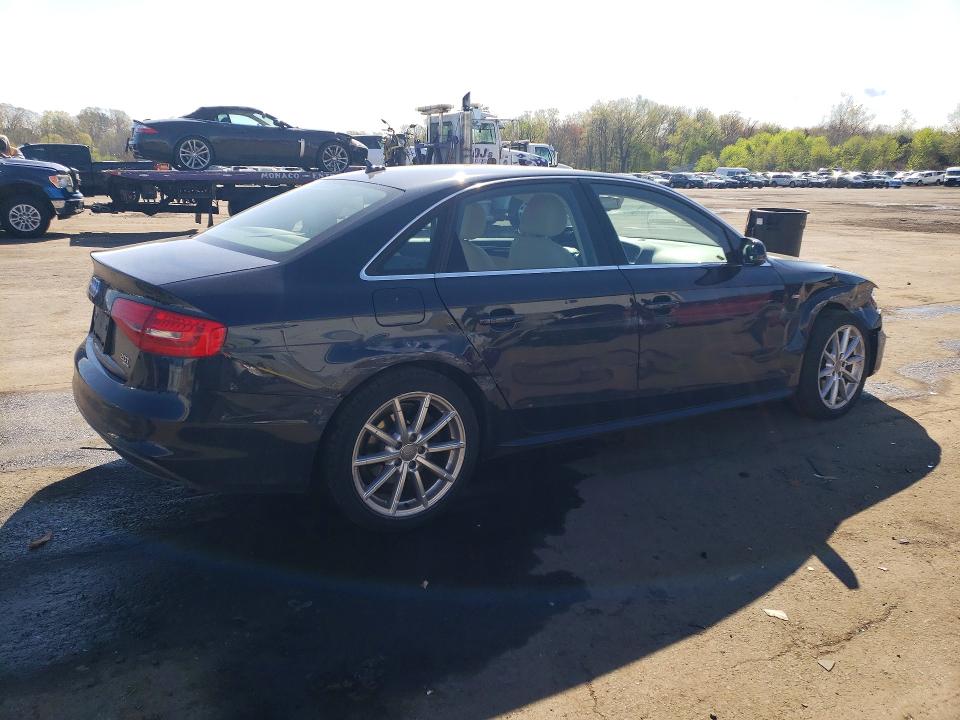 2014 Audi A4 VIN WAUFFAFL9EN040777 COPART salvage auction — SIDE, Nh - Cert Of Title-Salvage, sold $1,600 on 2026-07-07 (photo 3)