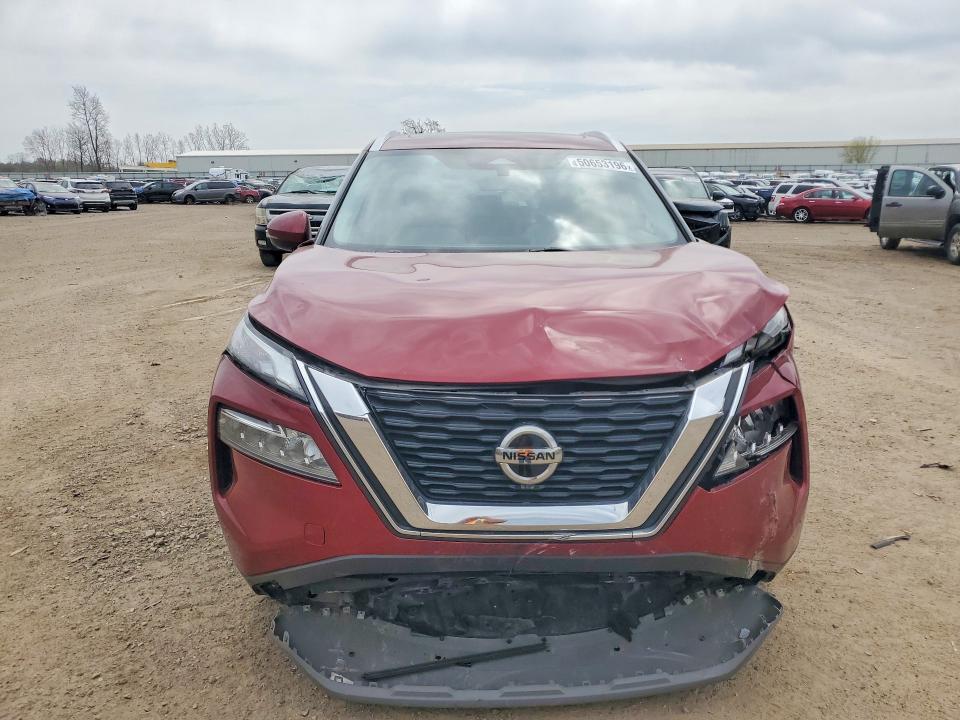 2021 Nissan Rogue VIN JN8AT3BB9MW222281 COPART salvage auction — FRONT END, Mi - Scrap Certificate Of Title, sold $4,900 on 2026-07-22 (photo 5)