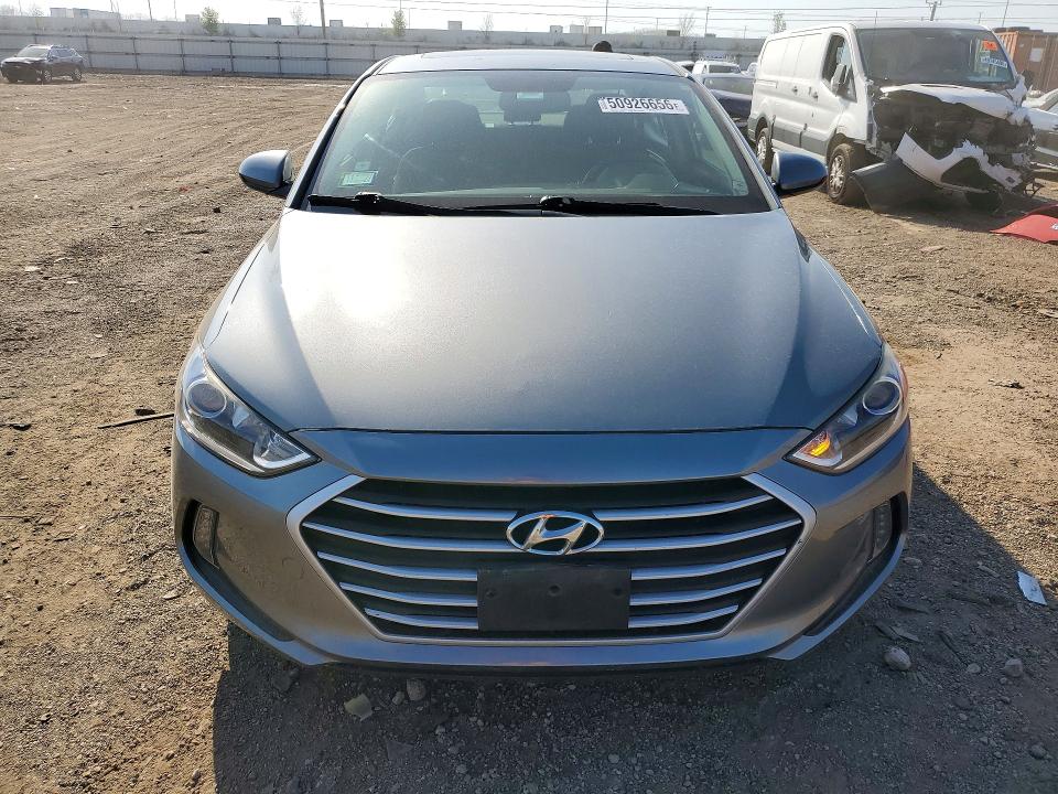 2017 Hyundai Elantra VIN KMHD84LF2HU371338 COPART salvage auction — REAR END, Il - Salvage Certificate, sold $2,350 on 2026-07-09 (photo 5)