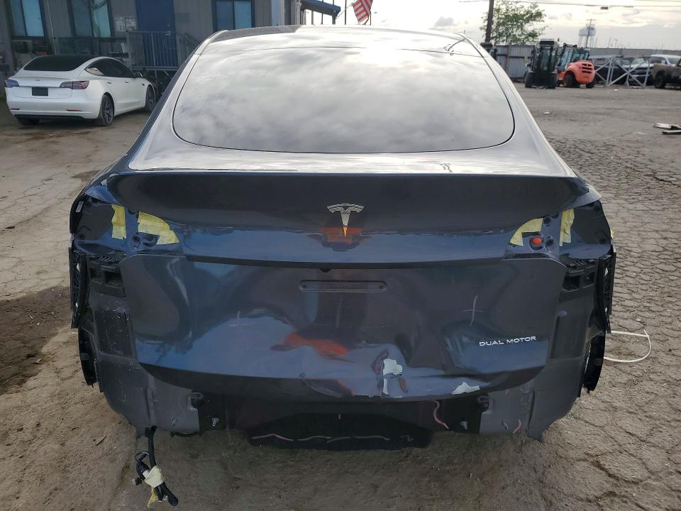 2024 Tesla VIN 7SAYGDEE7RA268780 COPART salvage auction — REAR END, Ca - Salvage Certificate, sold $15,200 on 2026-07-02 (photo 6)