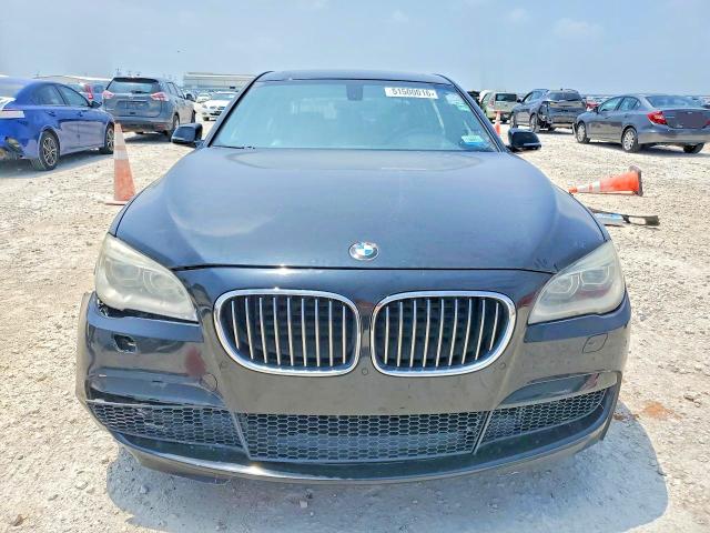 2013 BMW 7 series VIN WBAYE8C54DDE22135 COPART salvage auction — FRONT END, Tx - Certificate Of Title (P), sold $2,300 on 2026-07-09 (photo 5)
