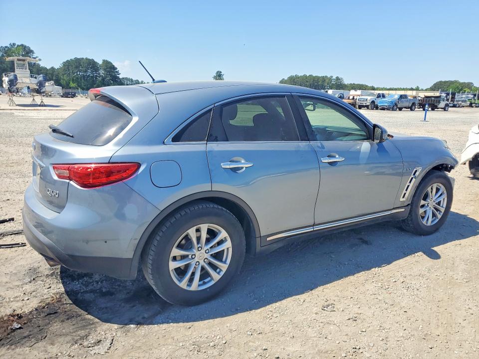 2017 Infiniti Qx70 VIN JN8CS1MW1HM415073 COPART salvage auction — FRONT END, Nc - Salvage Certificate Of Title, sold $3,050 on 2026-07-27 (photo 3)