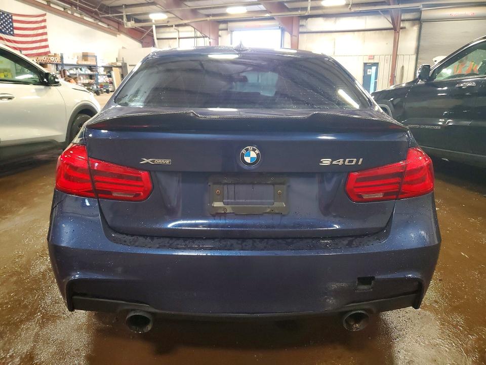 2016 BMW 3er VIN WBA8B7C57GK702549 COPART salvage auction — FRONT END, Mi - Certificate Of Title, sold $4,050 on 2026-07-06 (photo 6)