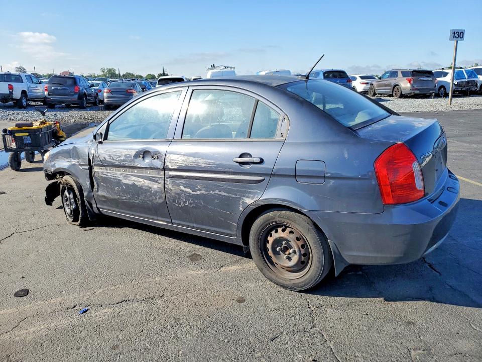 2008 Hyundai Accent VIN KMHCN46C28U233286 COPART salvage auction — FRONT END, Ca - Salvage Certificate, sold $100 on 2026-07-27 (photo 2)