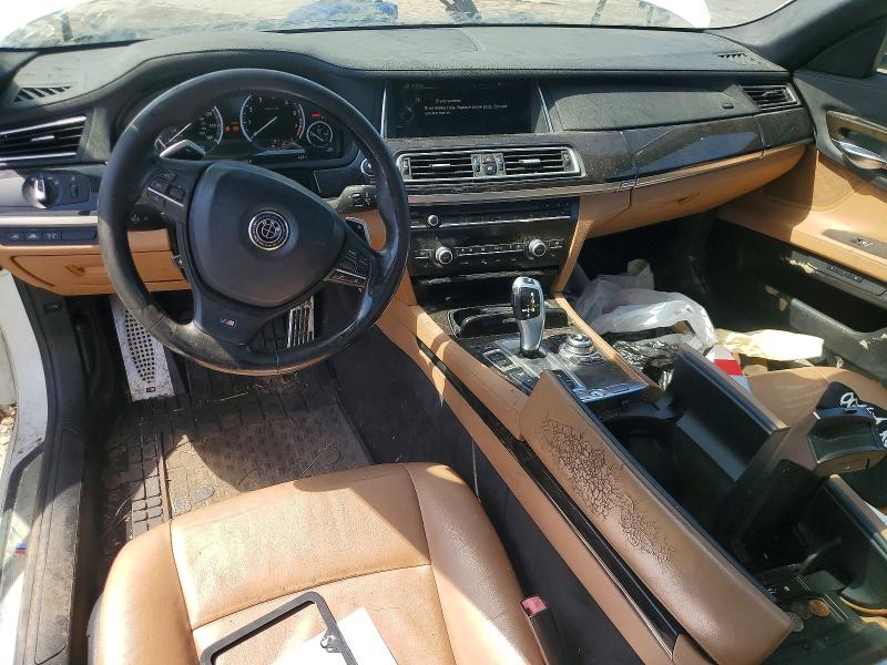 2013 BMW 7 series VIN WBAYF4C54DD281523 COPART salvage auction — FRONT END, Mi - Certificate Of Title, sold $1,000 on 2026-07-02 (photo 8)