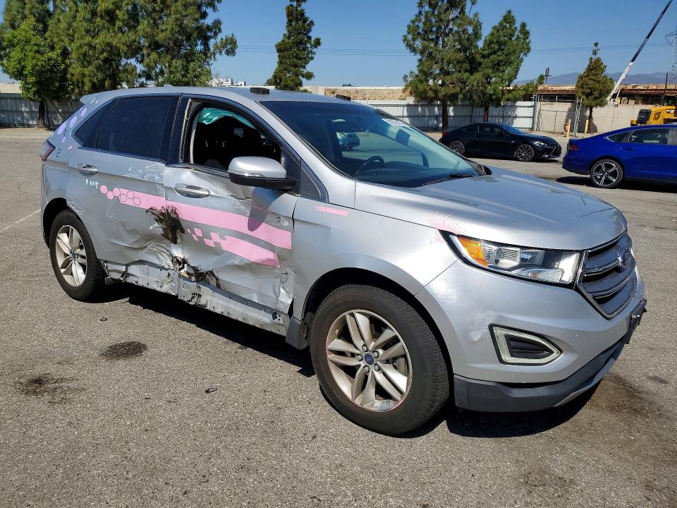 2017 Ford Edge VIN 2FMPK3J92HBC27509 COPART salvage auction — SIDE, CA - SALVAGE CERTIFICATE, sold $2,000 on 2026-07-02 (photo 4)