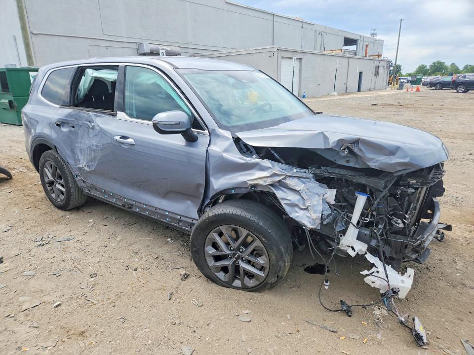 2024 Kia Telluride VIN 5XYP24GC4RG457482 COPART salvage auction — FRONT END, Salvage Title, sold $4,800 on 2026-07-29 (photo 4)