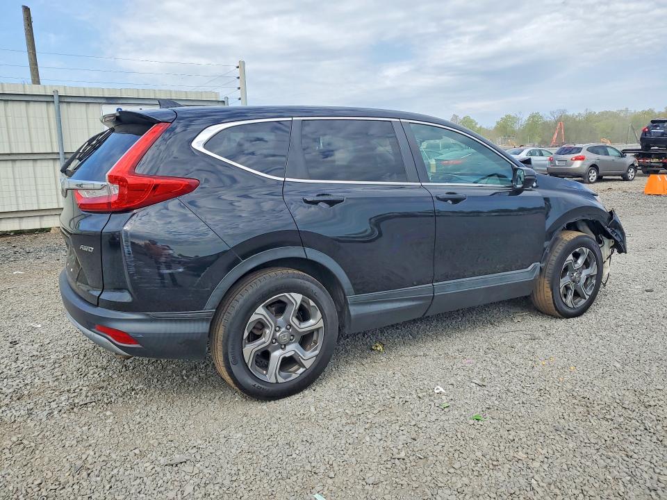 2017 Honda Cr-v VIN 2HKRW2H57HH685842 COPART salvage auction — FRONT END, Nj - Cert Of Title-Salvage, sold $5,300 on 2026-07-02 (photo 3)