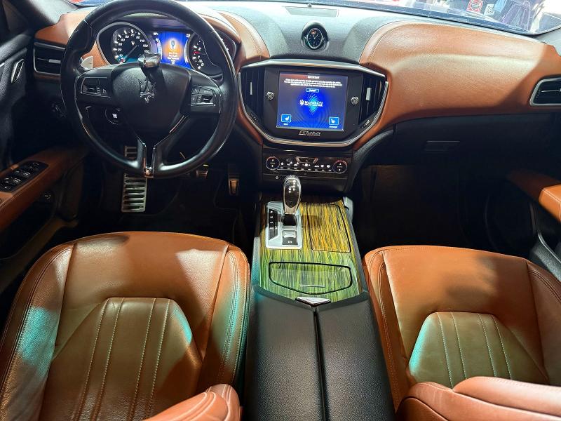 2014 Maserati Ghibli VIN ZAM57RTA0E1087454 COPART salvage auction — DAMAGE HISTORY, Co - Salvage Title (P), sold $18,400 on 2026-07-24 (photo 9)