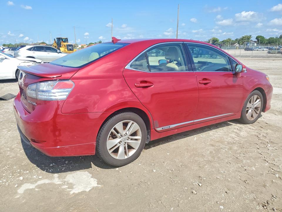 2011 Lexus Hs 250h VIN JTHBB1BA0B2045816 COPART salvage auction — FRONT END, Fl - Certificate Of Title (P), sold $900 on 2026-07-28 (photo 3)