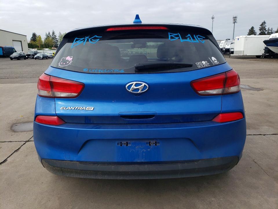 2018 Hyundai Elantra VIN KMHH35LE0JU015179 COPART salvage auction — FRONT END, Id - Salvage Certificate Of Title, sold $2,350 on 2026-07-06 (photo 6)