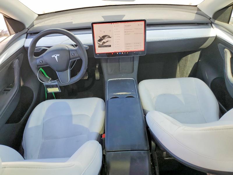 2022 Tesla Model y VIN 7SAYGAEE2NF570134 COPART salvage auction — FRONT END, Salvage Title, sold $11,900 on 2026-07-14 (photo 8)