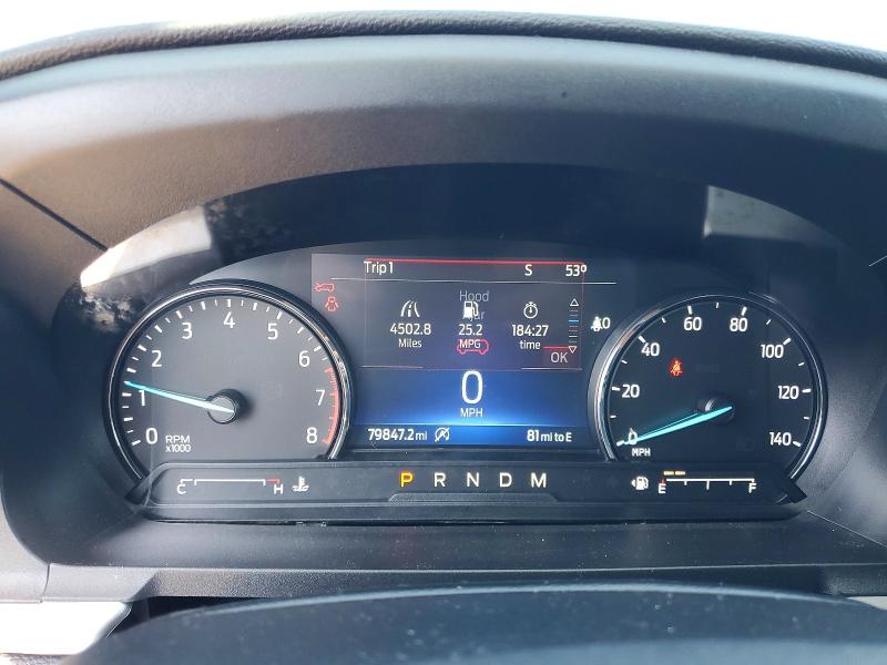 2020 Ford Explorer VIN 1FMSK8DH8LGC81506 COPART salvage auction — REAR END, Id - Salvage Certificate Of Title, sold $8,300 on 2026-07-28 (photo 9)