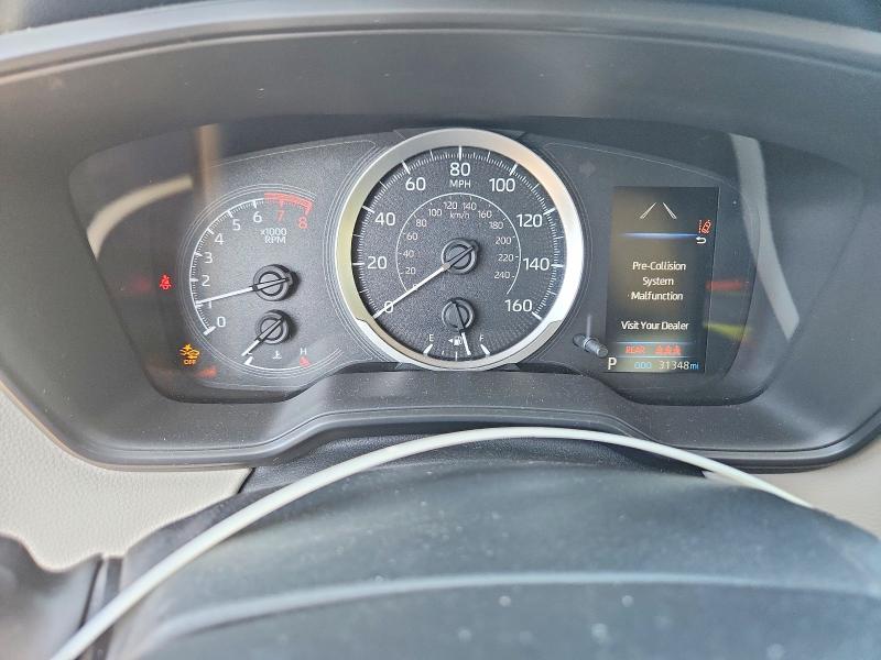 2020 Toyota VIN JTDEPRAE3LJ065200 COPART salvage auction — FRONT END, Or - Lien Papers Salvage, sold $4,700 on 2026-07-27 (photo 9)