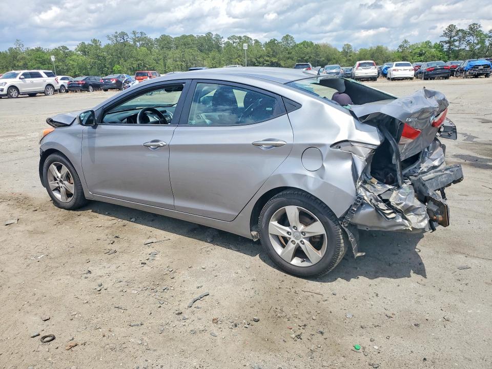 2012 Hyundai Elantra VIN KMHDH4AE2CU259433 COPART salvage auction — REAR END, SC - CERT OF TITLE-SALVAGE, sold $550 on 2026-07-09 (photo 2)
