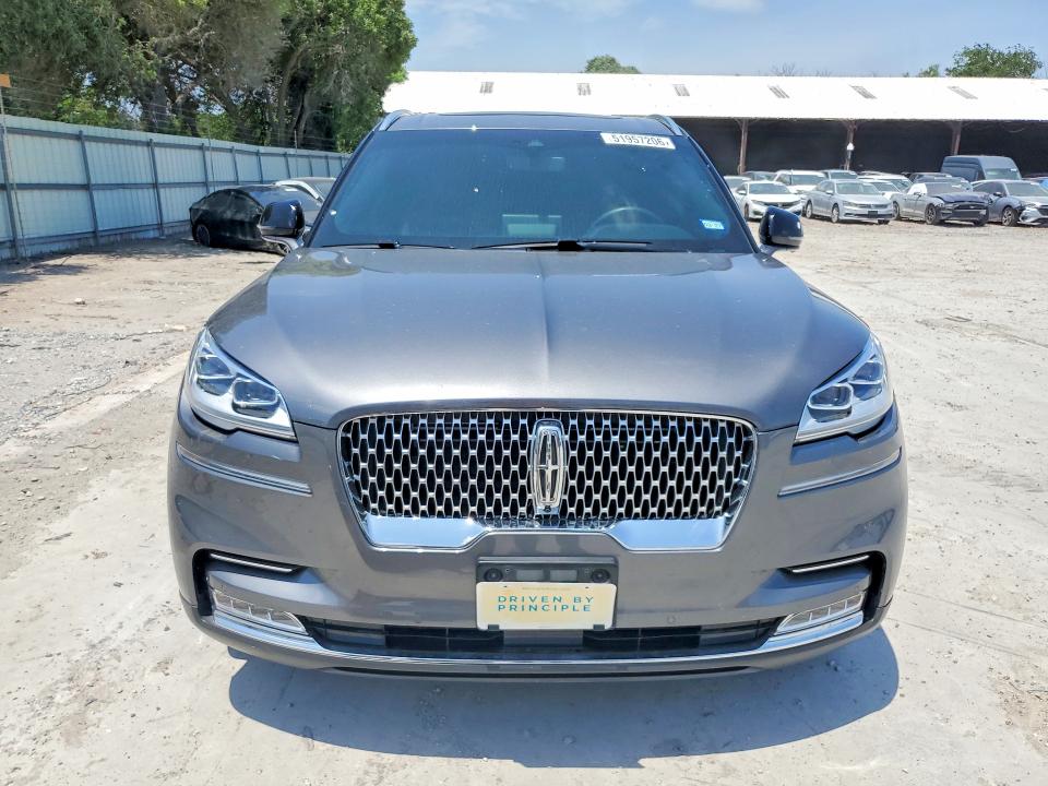 2024 Lincoln Aviator VIN 5LM5J7WC6RGL05898 COPART salvage auction — SIDE, Tx - Salvage Vehicle Title, sold $21,900 on 2026-07-27 (photo 5)