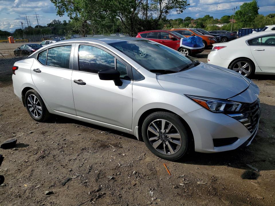 2024 Nissan Versa VIN 3N1CN8DV3RL819929 COPART salvage auction — FRONT END, Md - Cert Of Salvage > 75% Damage, sold $3,800 on 2026-07-09 (photo 4)