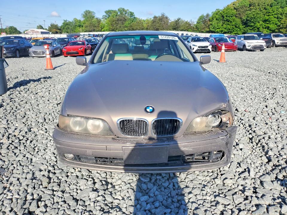 2003 BMW 5er VIN WBADT43453G027153 COPART salvage auction — FRONT END, Nc - Salvage Certificate Of Title, sold $225 on 2026-08-19 (photo 5)
