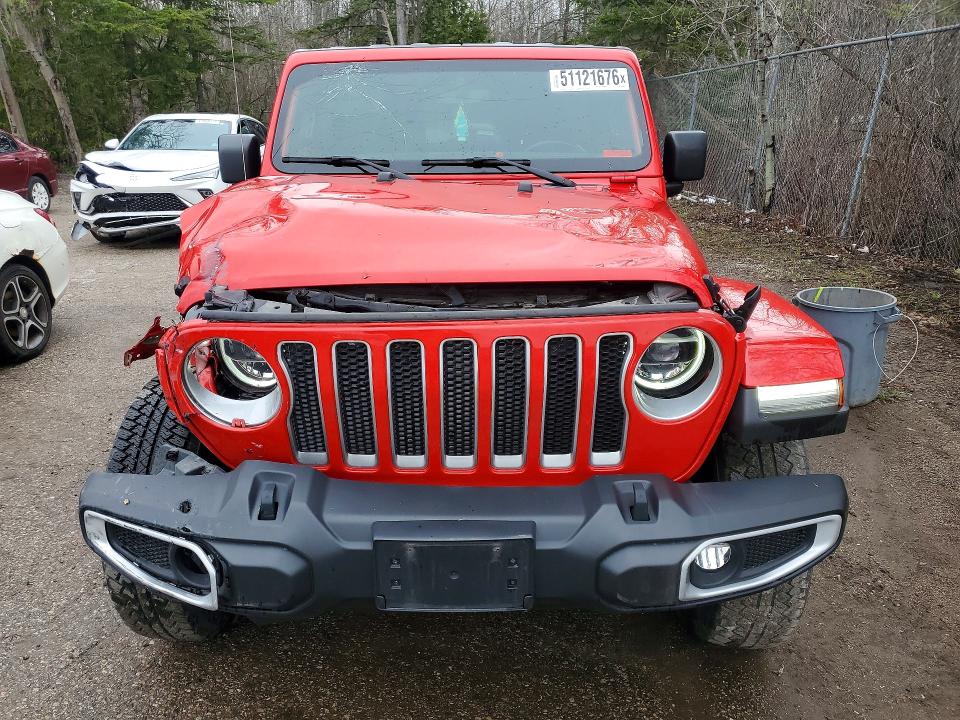 2021 Jeep Wrangler / VIN 1C4HJXEN7MW588446 COPART salvage auction — FRONT END, On - Permit Salvage, sold $11,800 on 2026-07-02 (photo 5)