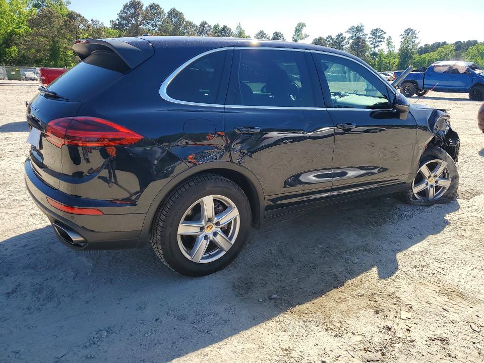2016 Porsche Cayenne VIN WP1AA2A22GLA00991 COPART salvage auction — FRONT END, VA - CERT OF TITLE - SALVAGE, sold $3,750 on 2026-07-07 (photo 3)