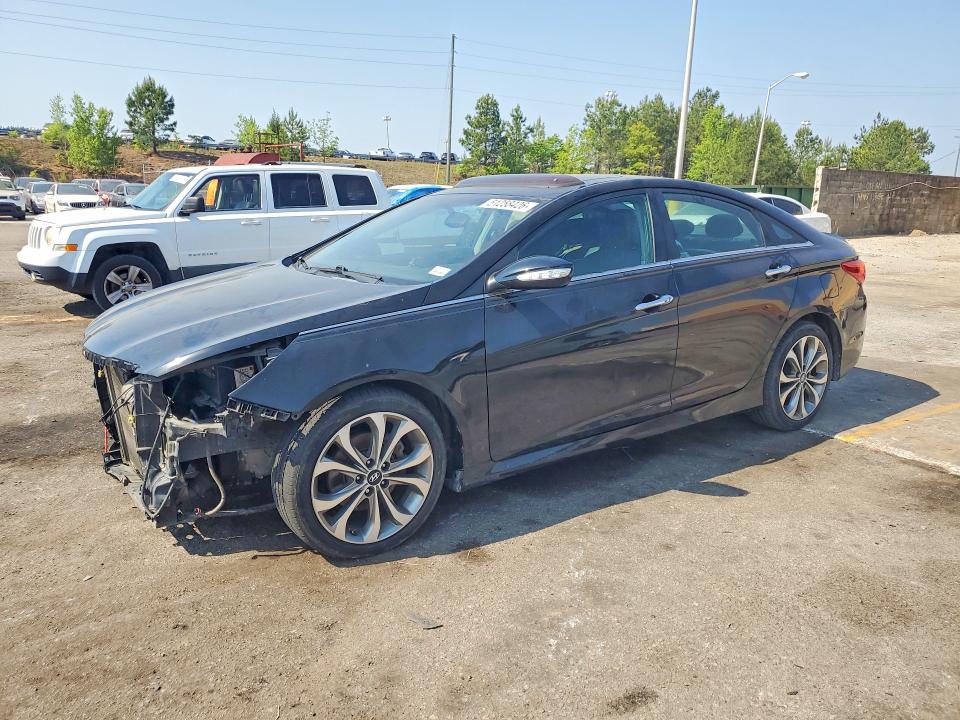 2014 Hyundai Sonata VIN 5NPEC4AB9EH860056 COPART salvage auction — FRONT END, Sc - Cert Of Title-Salvage, sold $800 on 2026-07-17 (photo 1)