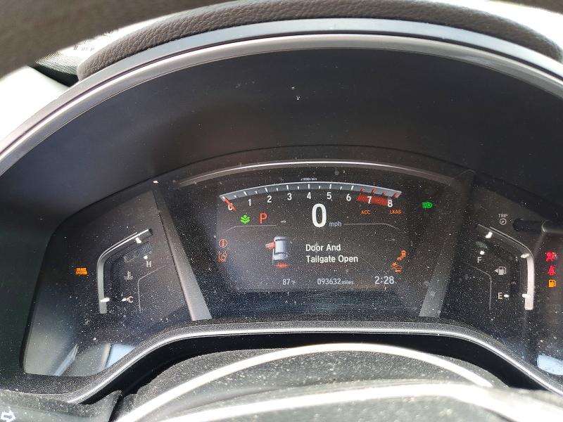 2018 Honda Cr-v VIN 7FARW1H50JE056457 COPART salvage auction — FRONT END, Md - Cert Of Salvage < 75% Damage, sold $6,200 on 2026-07-10 (photo 9)