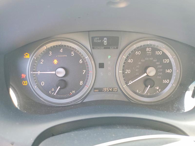 2007 Lexus Es 350 VIN JTHBJ46G172093030 COPART salvage auction — REAR END, Co - Rebuilt Salvage - Dealer Only, sold $900 on 2026-07-07 (photo 9)
