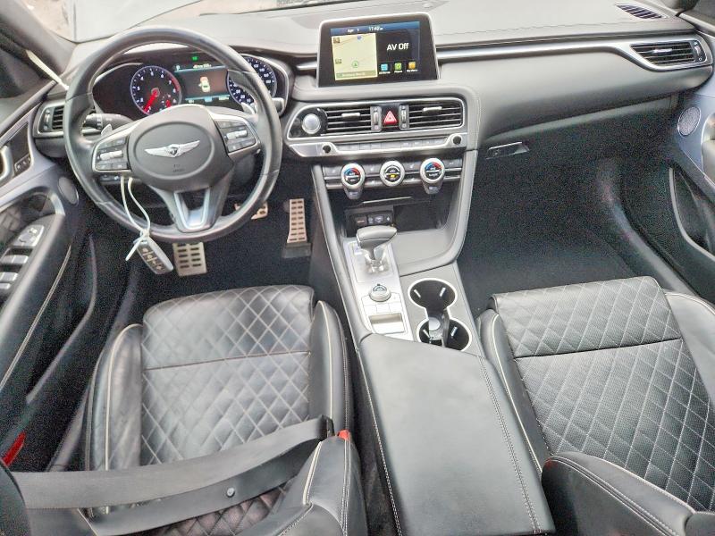 2019 Genesis G70 VIN KMTG34LEXKU031158 COPART salvage auction — SIDE, Nm - Cert Of Title-Salvage, sold $6,600 on 2026-07-16 (photo 8)