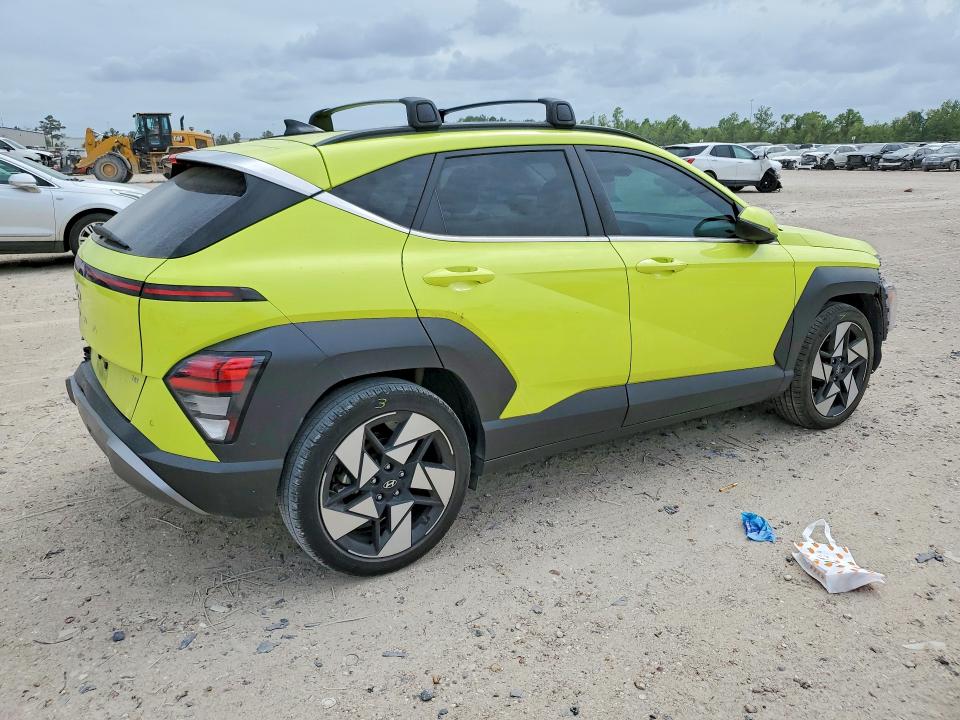 2024 Hyundai Kona VIN KM8HE3A3XRU157082 COPART salvage auction — ALL OVER, Tx - Salvage Vehicle Title, sold $6,400 on 2026-07-21 (photo 3)