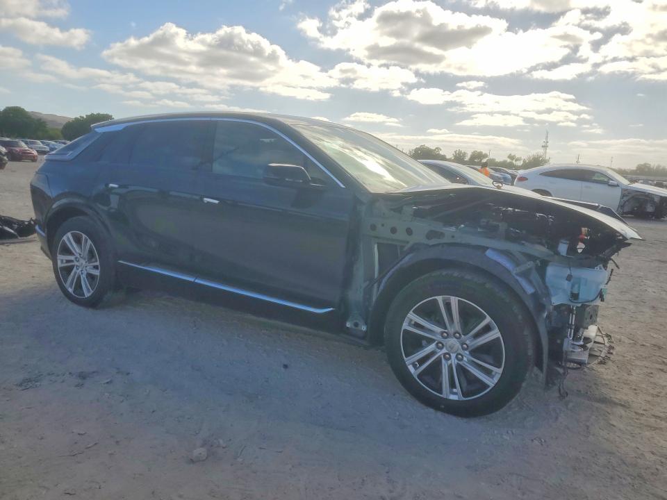 2024 Cadillac Lyriq VIN 1GYKPMRK7RZ138332 COPART salvage auction — FRONT END, Fl - Cert Of Title Slvg Rebuildable, sold $11,500 on 2026-07-09 (photo 4)
