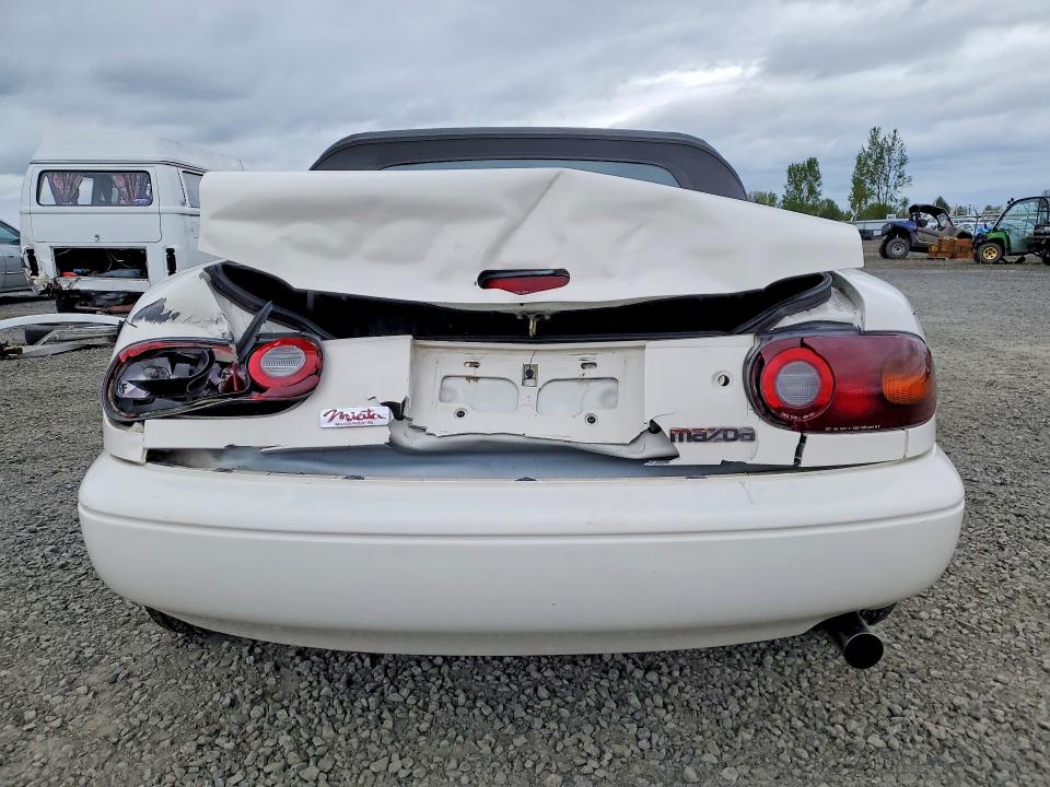 1997 Mazda Mx-5 VIN JM1NA3533V0724442 COPART salvage auction — REAR END, Or - Salvage Title Certificate, sold $3,050 on 2026-07-28 (photo 6)