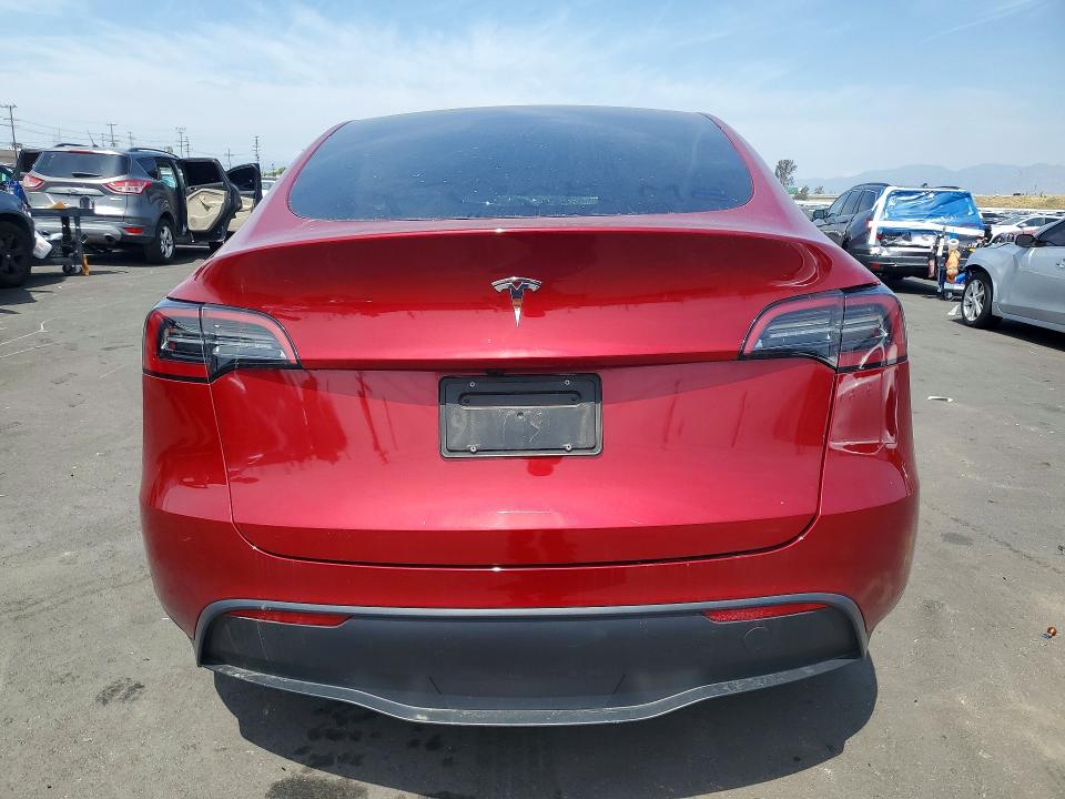 2024 Tesla Model y VIN 7SAYGDED2RF210957 COPART salvage auction — FRONT END, Ca - Salvage Certificate, sold $6,700 on 2026-07-27 (photo 6)