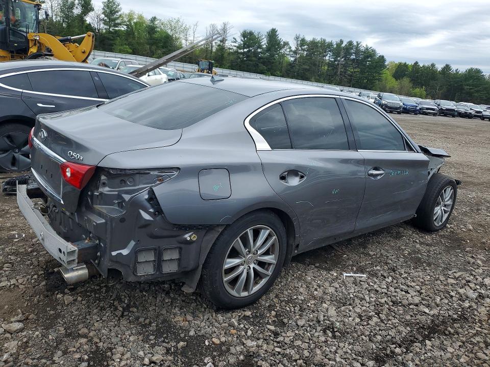 2015 Infiniti VIN JN1BV7AR6FM410225 COPART salvage auction — FRONT END, Md - Certificate Of Title, sold $3,850 on 2026-07-27 (photo 3)